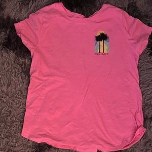 Old navy pink vacation shirt